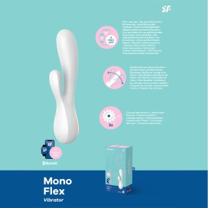 Satisfyer Mono Flex App-Controlled Rabbit Vibrator - White