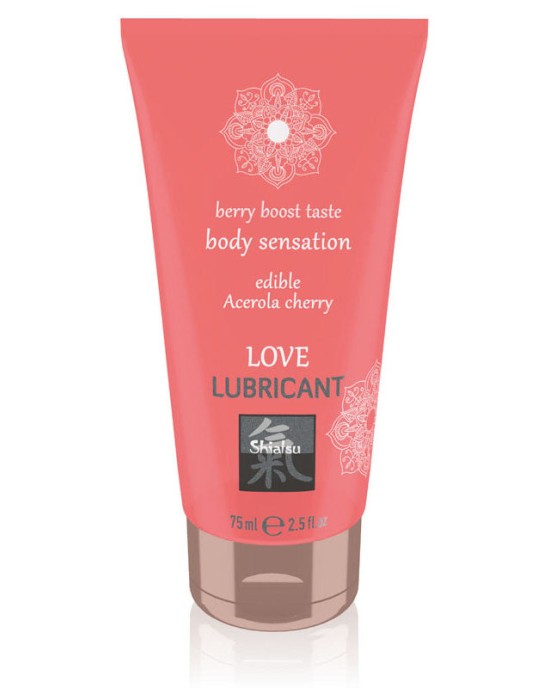 SHIATSU Love Lubricant - Acerola Cherry Flavoured - 75 ml