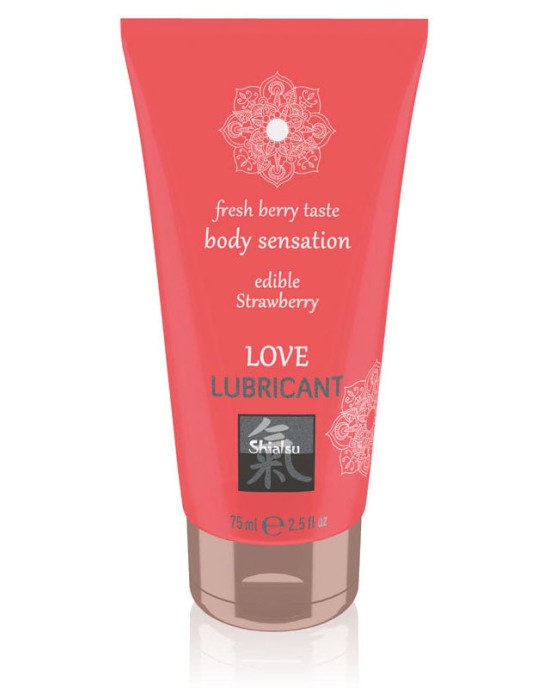 SHIATSU Love Lubricant - Strawberry Flavoured - 75 ml