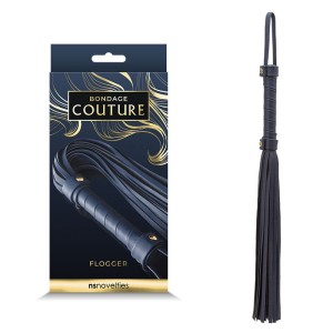 Bondage Couture Blue Flogger