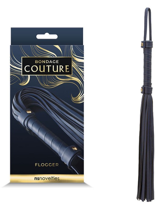 Bondage Couture Blue Flogger