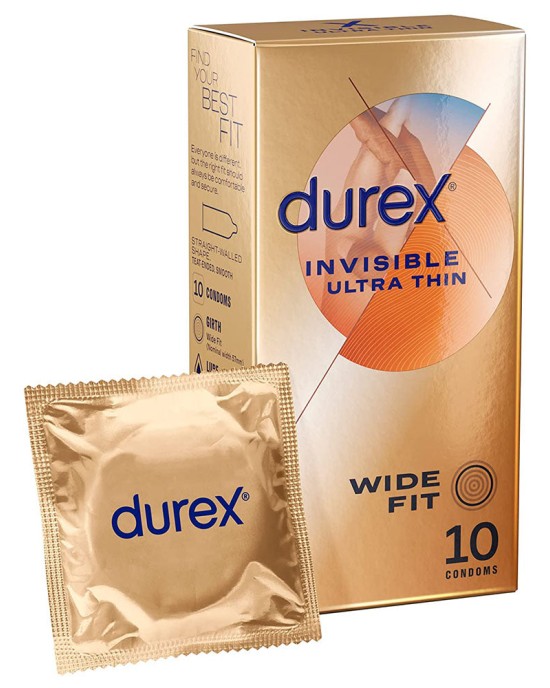 Durex Fetherlite Ultra Larger Feel Condoms - 10 Pack