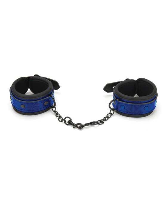 WhipSmart Diamond Hand Cuffs - Blue Restraints