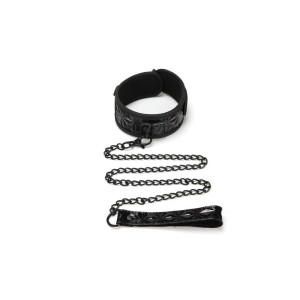 WhipSmart Diamond Collar & Leash - Black