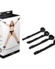 WhipSmart Diamond Bed Ties - Black Restraints