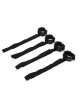 WhipSmart Diamond Bed Ties - Black Restraints