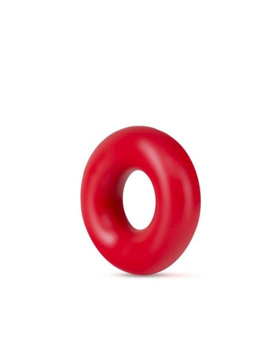 Stay Hard - Donut Oversized Red Cock Rings - Set of 2