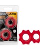 Stay Hard Nutz - Red Cock Rings - Set of 2