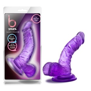 B Yours Sweet n' Hard 8 - Purple 16.5 cm Dong