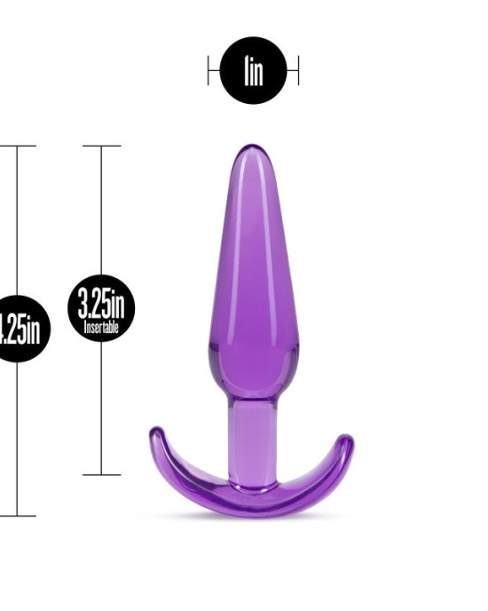 B Yours Slim Anal Purple Butt Plug