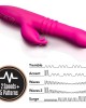 Lush Kira Thrusting Rabbit Vibrator - Pink