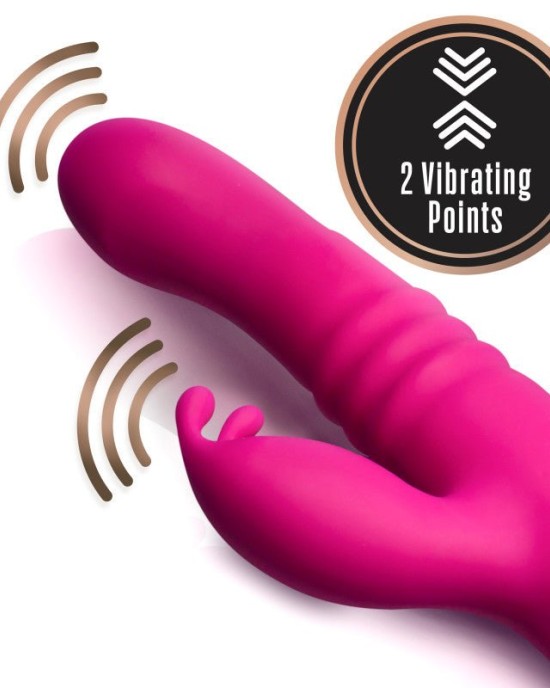 Lush Kira Thrusting Rabbit Vibrator - Pink