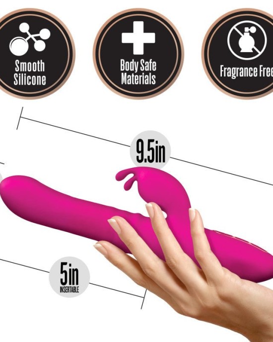 Lush Kira Thrusting Rabbit Vibrator - Pink