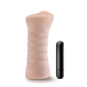 M for Men Rain - Flesh - Vibrating Vagina Stroker