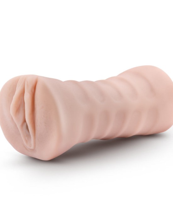 M for Men Rain - Flesh - Vibrating Vagina Stroker