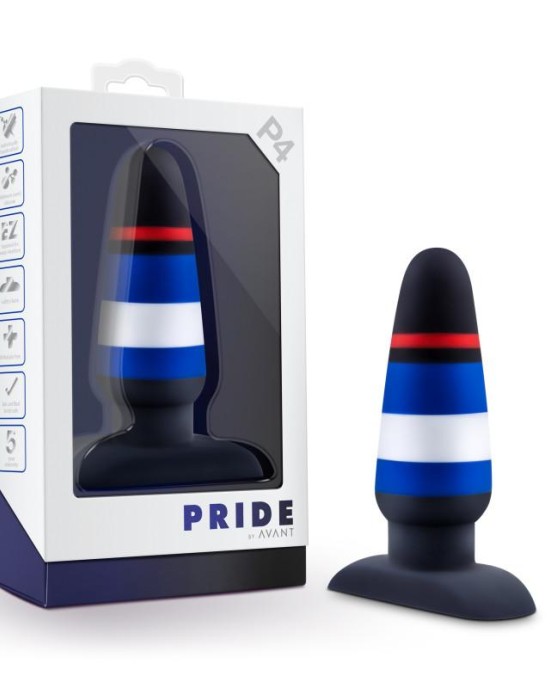 Avant Pride P4 - Power Play - Coloured Butt Plug