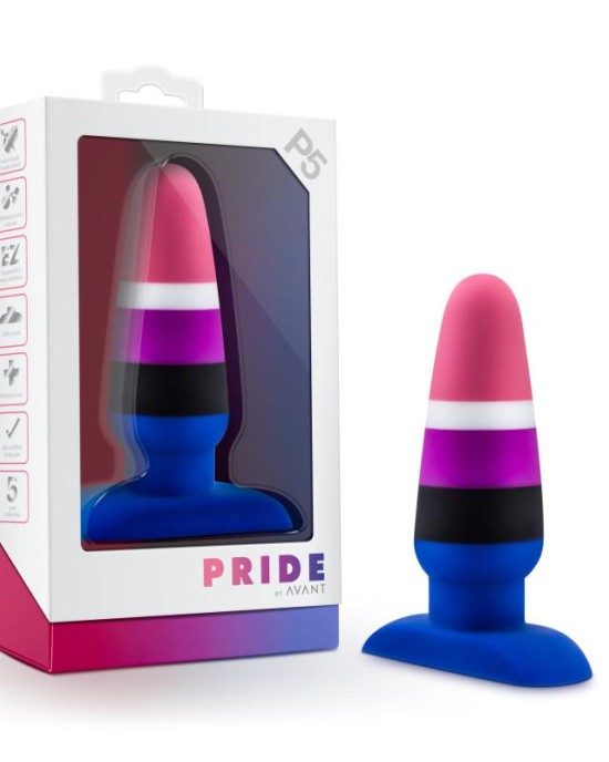 Avant Pride P5 - Fluid - Coloured Butt Plug