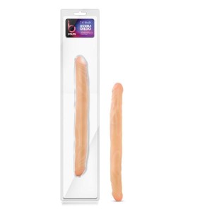 B Yours - 14 Inch Flesh Double Dildo