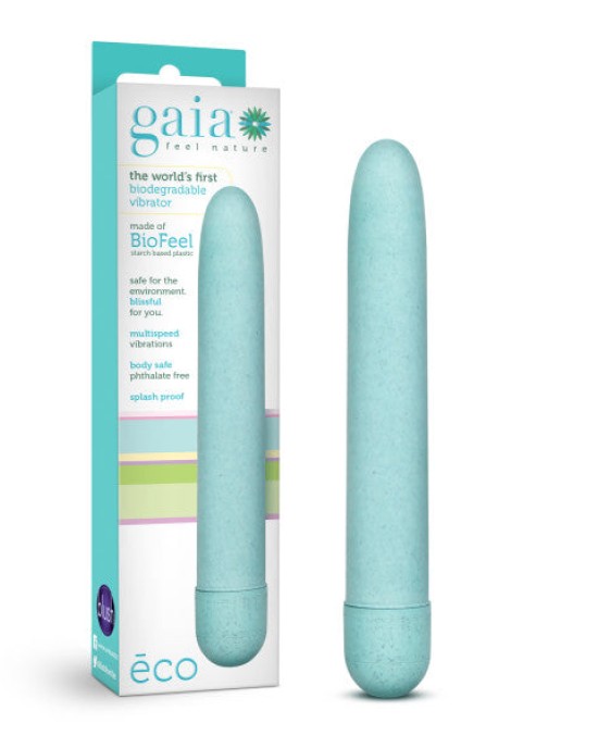 Gaia Eco - Aqua Blue 7 Inch Vibrator