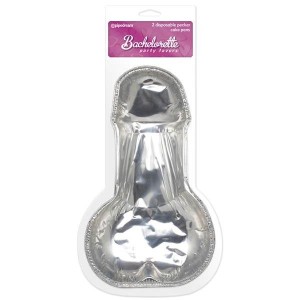 Disposable Pecker Cake Pans - Set of 2