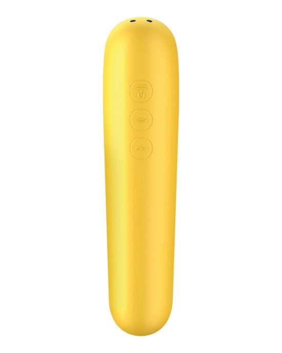 Satisfyer Dual Love App Control - Yellow