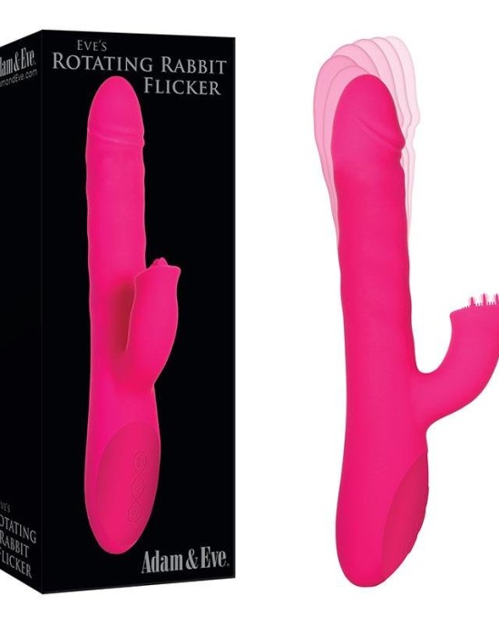 Adam & Eve Eve's Rotating Flicker Thrusting Rabbit Vibrator