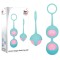 Adam & Eve Eve's Kegel Training Teal/Pink - Set of 2