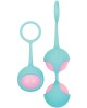 Adam & Eve Eve's Kegel Training Teal/Pink - Set of 2