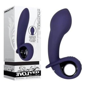 Evolved Inflatable G Navy Blue Vibrator