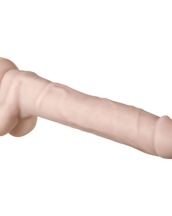 Evolved Real Supple Poseable 10.5 Inch Flesh Dong