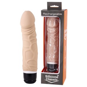 Silicone Classic Flesh Rechargeable Vibe