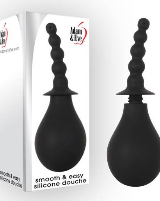 Adam & Eve Smooth & Easy Silicone Black Douche