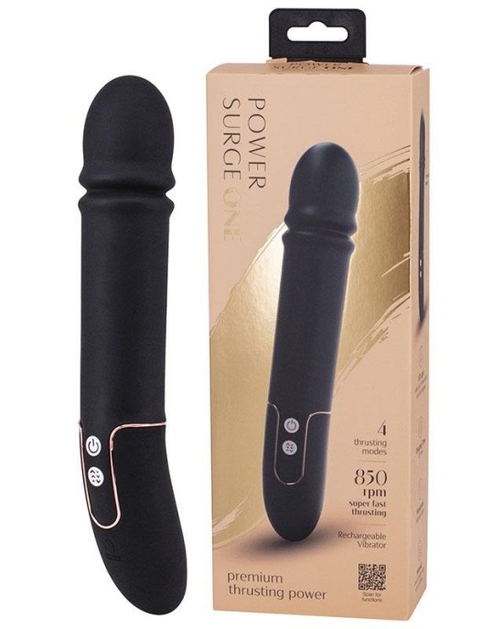 Power Surge One - Black Thrusting Vibrator