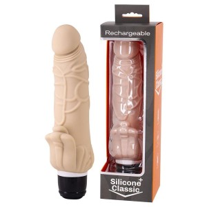 Silicone Classic Flesh Vibrator