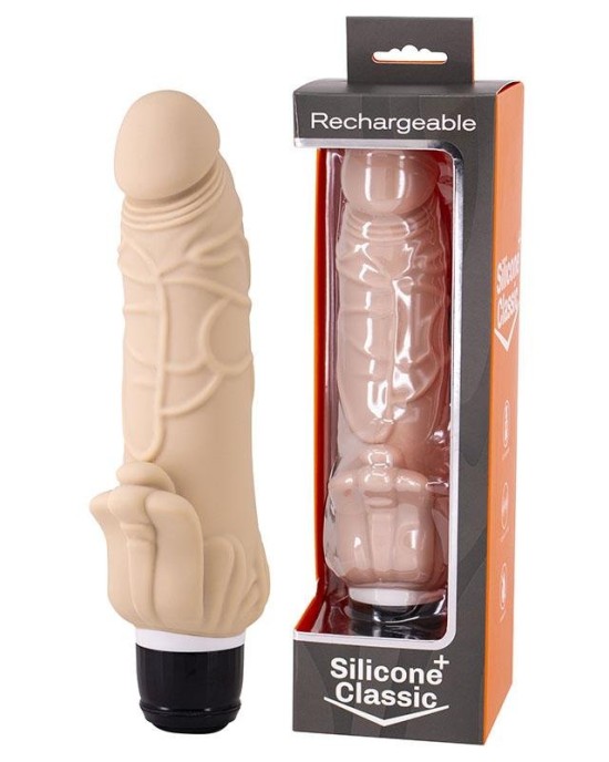 Silicone Classic Flesh Vibrator