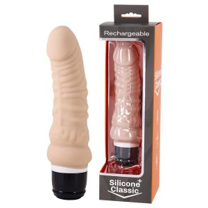 Silicone Classic Waterproof Flesh Vibrator