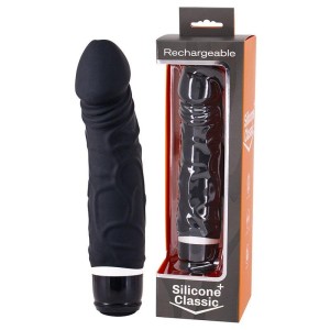 Silicone Classic 3 Black Vibrator