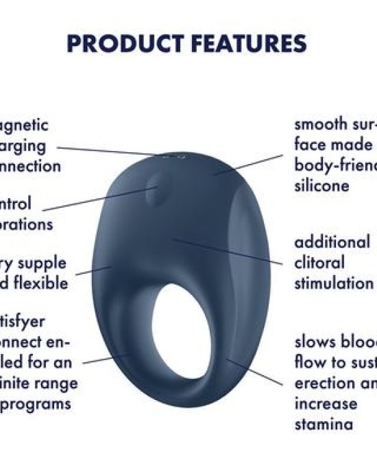 Satisfyer Strong One - App Controlled - Vibrating Cock Ring