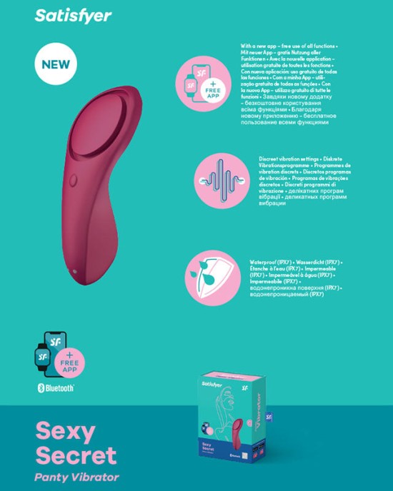 Satisfyer Sexy Secret - App Controlled Panty Vibrator