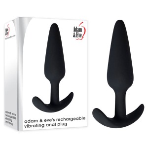 Adam & Eve Rechargeable Vibrating Anal Plug - Black