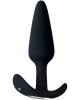 Adam & Eve Rechargeable Vibrating Anal Plug - Black