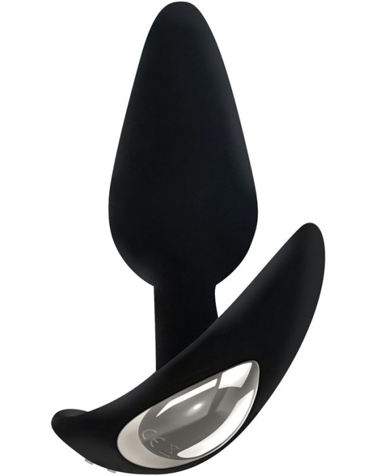 Adam & Eve Rechargeable Vibrating Anal Plug - Black