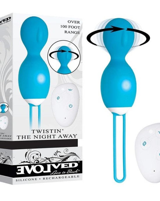 Evolved Twistin The Night Away Kegel with Remote- Blue