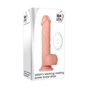 Adam & Eve Warming Rotating 7.5 Inch Dildo with Power Boost