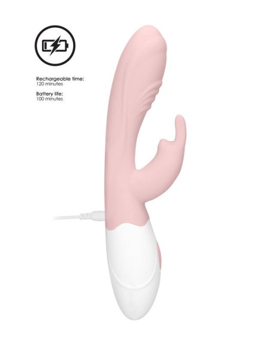 Loveline Juicy G-Spot Rabbit Vibrator- Pink