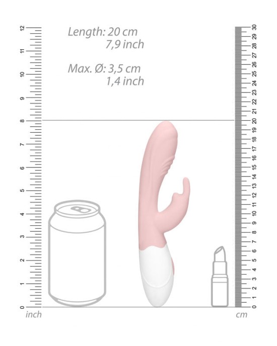 Loveline Juicy G-Spot Rabbit Vibrator- Pink