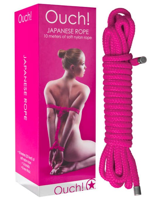 Ouch Japanese Rope - Pink - 10mtrs