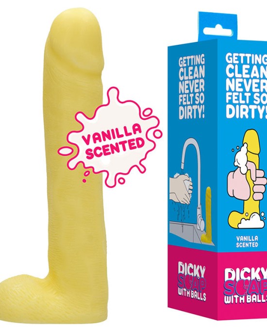 S-Line Dicky Soap With Balls - Vanilla Scented