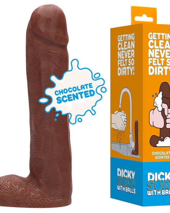 S-Line Dicky Soap With Balls - Chocolate Scented