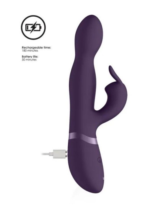 Vive Niva Rotating Vibrator - Purple